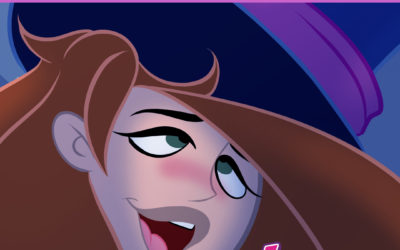 NEW HALLOWEEN PIN UP! ADDED KIM VS DRACULA!