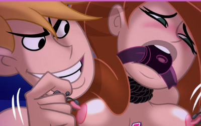 RON PLAYS WITH KIM AND ANN PIN UP PROMO