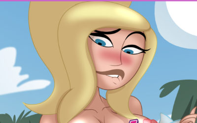 Kim & Britina vacation pin up promo