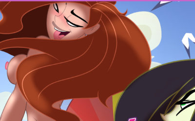 solo kim & Shego beach fun pin up promo